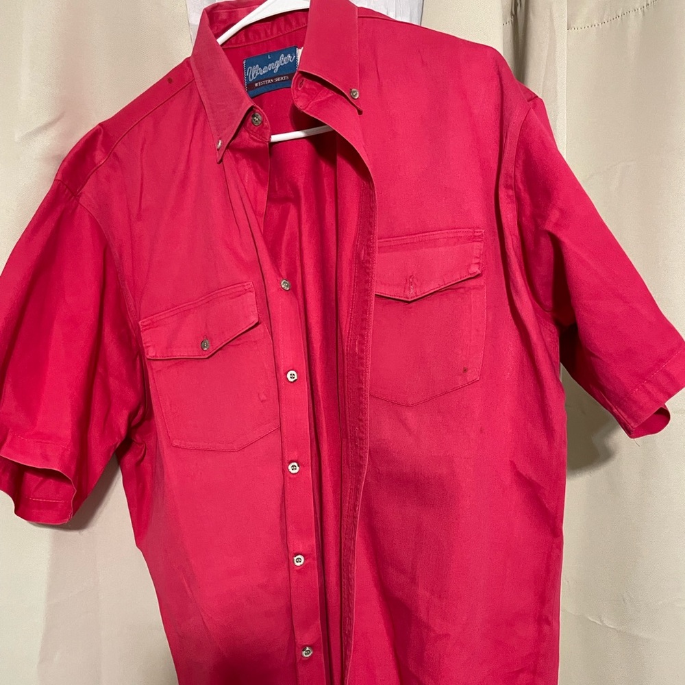 Button up wrangler short sleeve